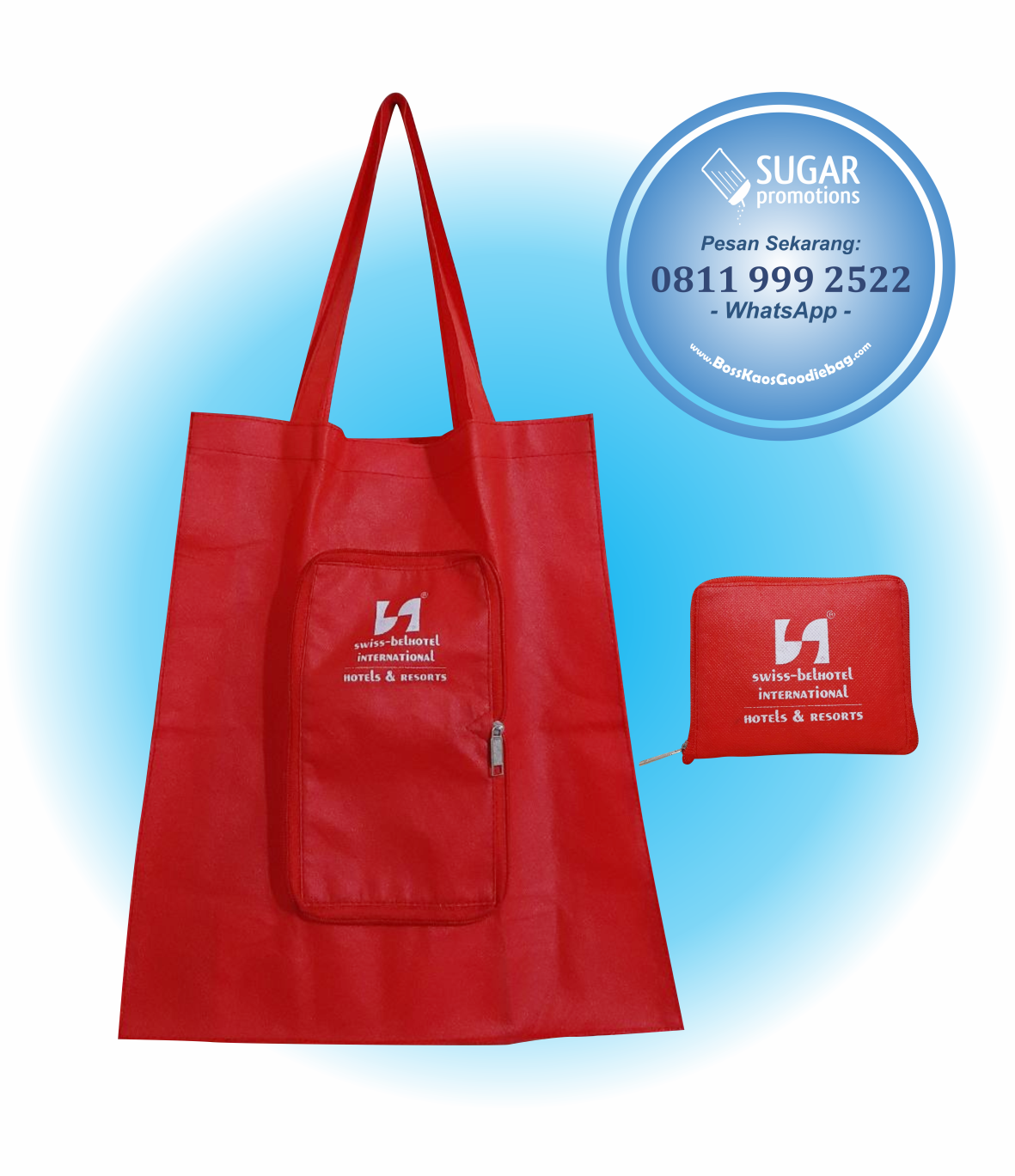  Tas  Lipat  Spunbond Swiss Hotel Tas Belanja Lipat  Sugar 