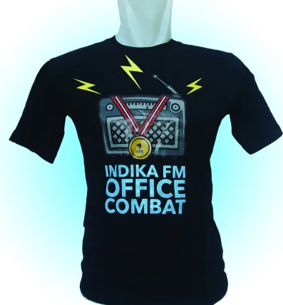 T-Shirt T shirt Combed 1 dongker_depan