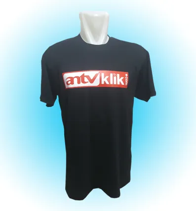 T-Shirt T shirt Gildan hitam 1 kaos_antv