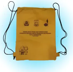 Drawstring Tas Punggung Serut Spunbond 